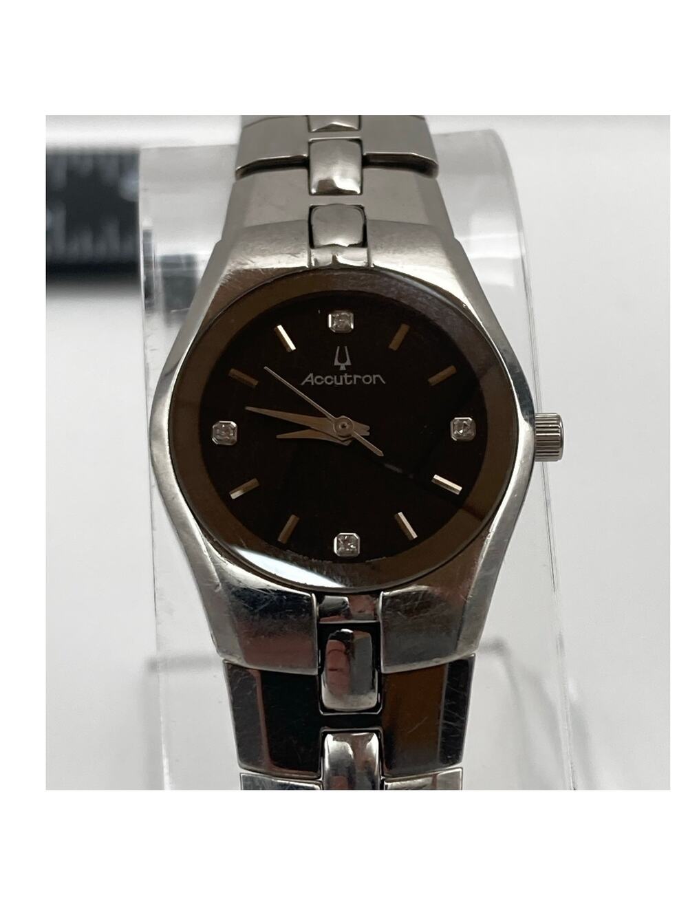 Accutron by Bulova 821840 Women's Watch 23mm - New Battery WR Wrist 6-6.25"